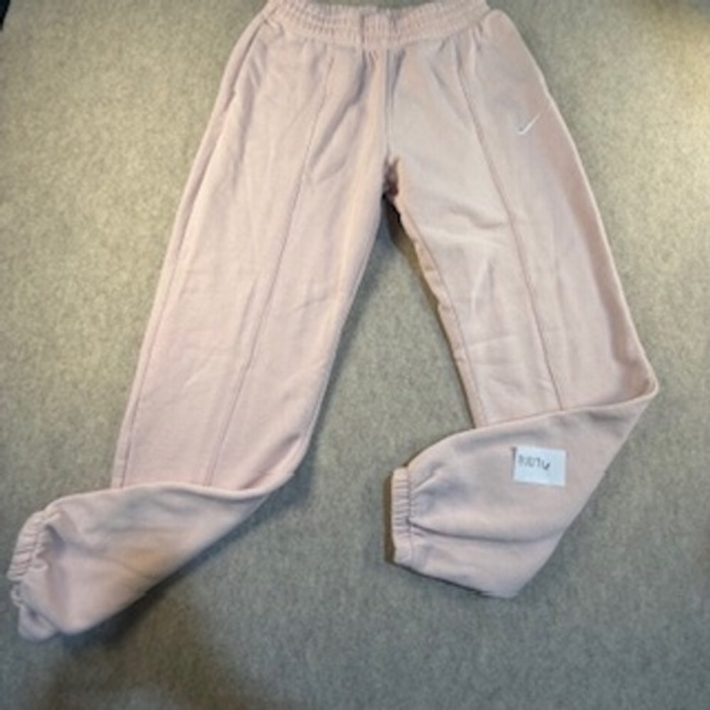 Nike Sportswear Essential‎ Women Fleece Pintuck Jogger Pants Pink BV4091-645 S